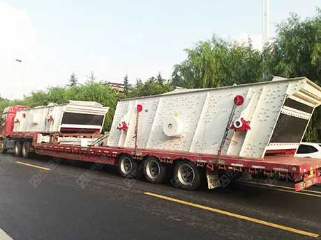 發貨忙—山西省河津市建築固廢資源化項（xiàng）目（mù）全套裝備如期抵達現場