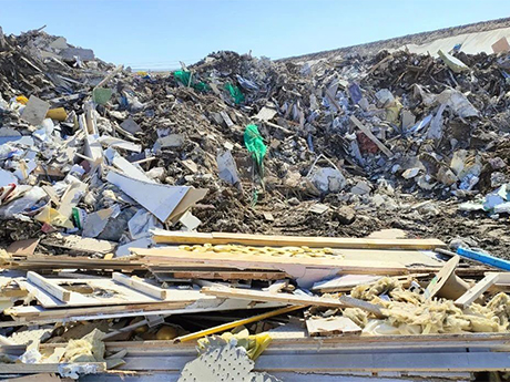 陝西省西安市年處理100萬噸裝修垃圾、建築垃圾（jī）處置生產線有序建（jiàn）設中